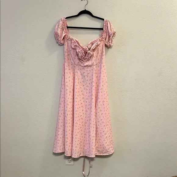 House of CB Lauren Floral Off-Shoulder Dress - Picture 2 of 9